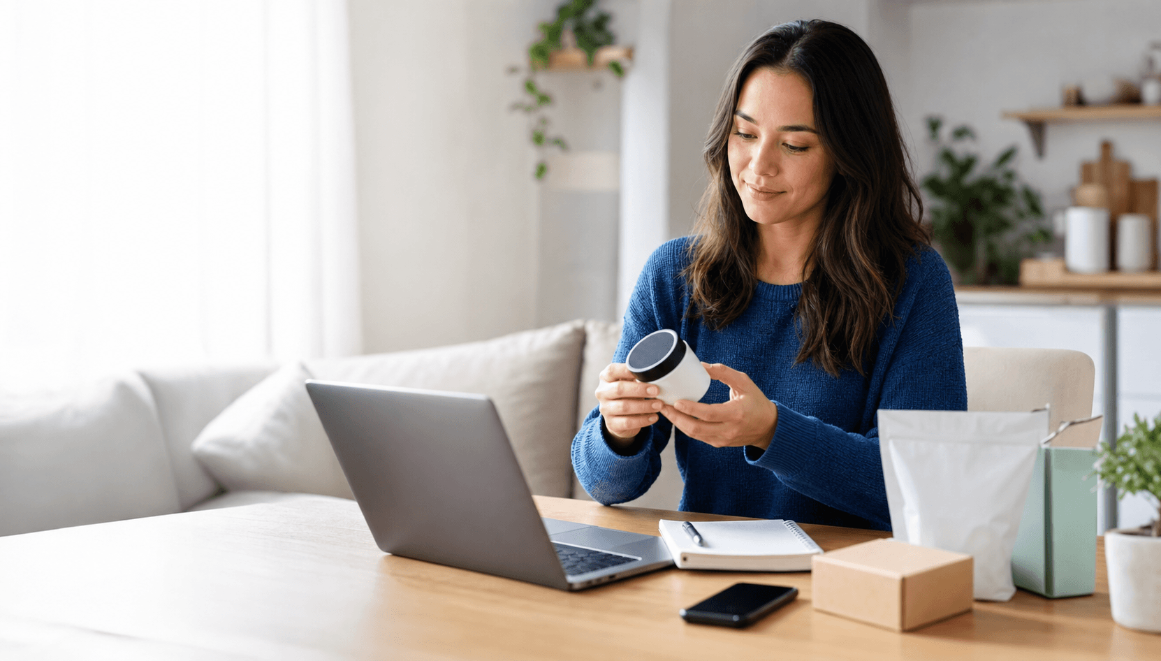 A home workspace for flexible online tasks